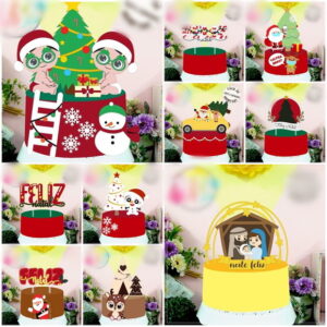 Arquivo de Corte 10 Topos de Bolo Natal Studio #3729