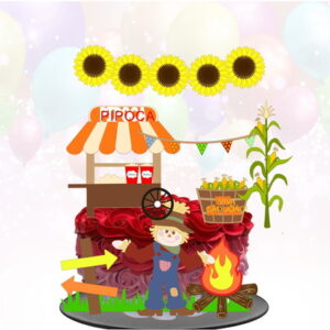 Kit com 5 arquivos de corte 20-FESTA JUNINA TOPO DE BOLO
