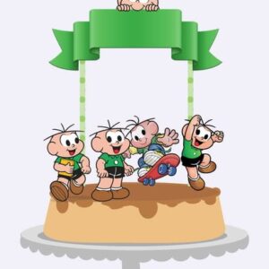 Arquivo de Corte Arte Topo p/ Cebolinha