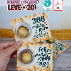 Arquivo de Corte Card Blister Ano Novo 2024
