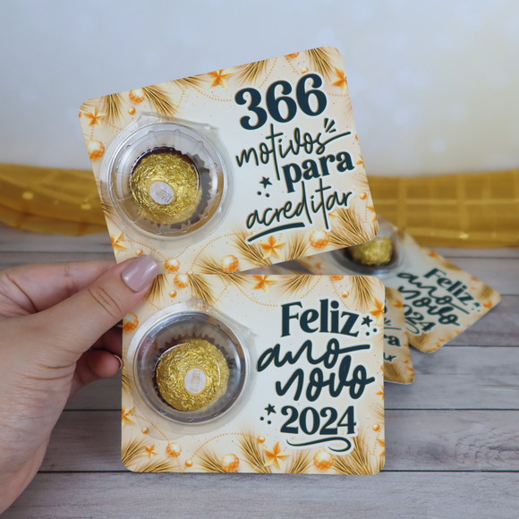 Arquivo de Corte Card Blister Ano Novo 2024 - Imagem 3