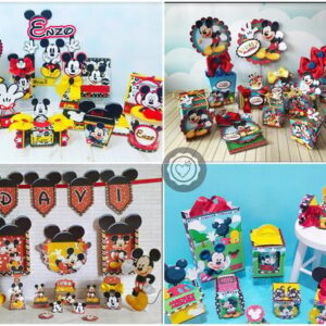 Arquivo de corte combo mickey mouse