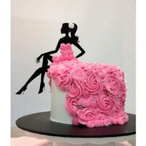 Arquivo de Corte Topo de Bolo Silhueta Barbie 2 + BRINDE