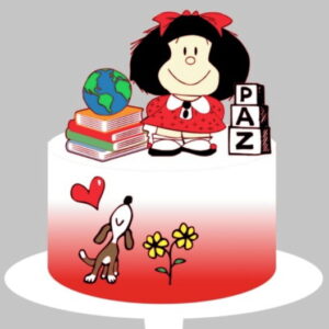 Arquivo De Corte Em Camadas Topo De Bolo Mafalda