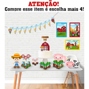 Arquivo de corte Fazendinha Menino Studio e Pdf
