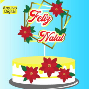 Arquivo de Corte Feliz Natal 9 - Cod050
