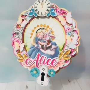 Arquivo de Corte Festa Topo de Bolo Alice Luxo