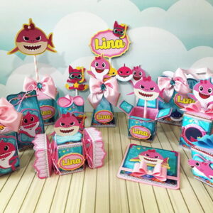 Arquivo de Corte Kit Festa Pronta Baby Shark 01 - Studio/PDF