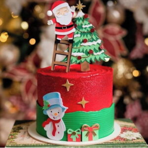 Arquivo de Corte Kit Topo de Bolo Natal