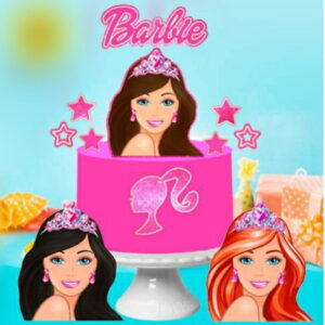 Arquivo de Corte Kit Topos de Bolo Barbie #17196
