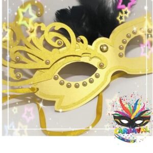 ARQUIVO DE CORTE MOLDE LIMPO MÁSCARA DE CARNAVAL