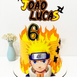 Arquivo de Corte Naruto Topo de Bolo Aldeia da Folha -003