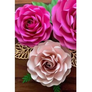 Arquivo de Corte Rosas e folhas 1