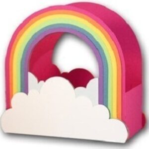 Arquivo de Corte - Sacolinha Chuva Arco Iris