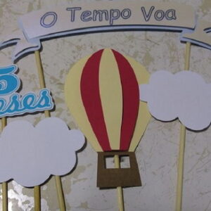 ARQUIVO DE CORTE SILHOUETTE TOPO DE BOLO BALÃO 03