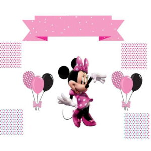 Arquivo de Corte Silhouette Topo de Bolo da Minnie 1.