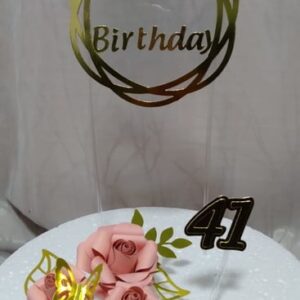 Arquivo De Corte Silhouette - Topo De Bolo Happy Birthday