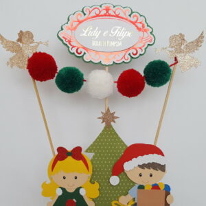 Arquivo de corte Silhouette topo de bolo NATAL Prime 01