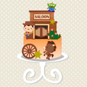 Arquivo de Corte Silhouette - Topo de bolo Toy Story 9