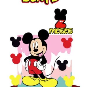 Arquivo de Corte Topo Bolo Mickey em Camadas