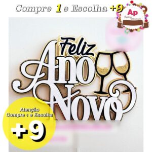 Arquivo de Corte Topo 2-feliz Ano Novo - Studio, Svg e pdf