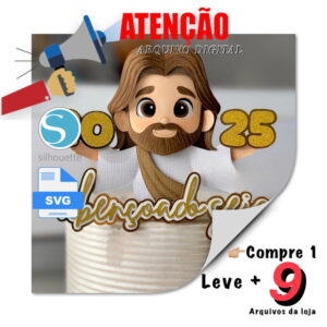 Arquivo de Corte - Topo Abencoado 2025