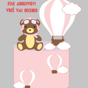 Arquivo de Corte Topo Aviador Menina