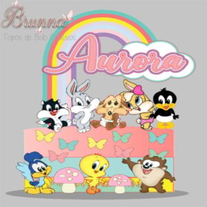 Arquivo de Corte Topo Baby Looney Tunes #camadas