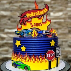Arquivo de Corte Topo Bolo Hot Wheels