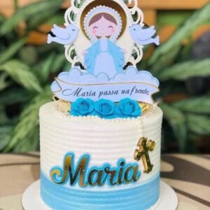 Arquivo de Corte Topo Bolo Nossa Senhora das Graças