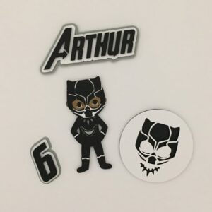Arquivo de corte topo bolo pantera negra