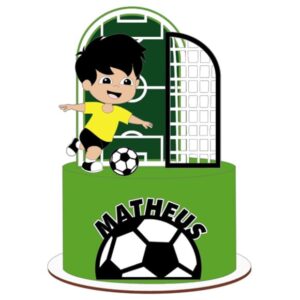 Arquivo de Corte: Topo Brasil Copa Futebol Menino 017