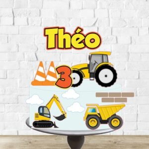 Arquivo de Corte Topo Carro e Trator Amarelo