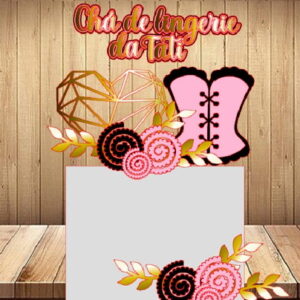 Arquivo de Corte Topo Chá de Lingerie (compre 1 Ganhe 6)