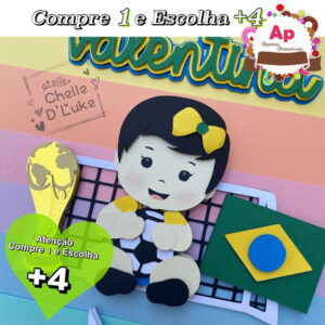 Arquivo de Corte Topo Copa do Brasil em Camadas - Studio 007