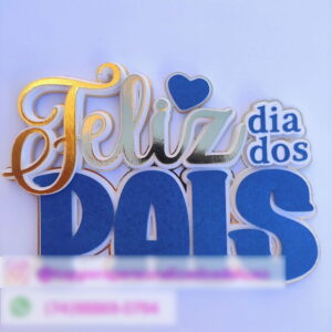 Arquivo de Corte Topo de Bolo - 2-feliz Dia dos Pais