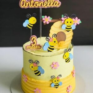 Arquivo de Corte Topo de Bolo Abelhinha 12