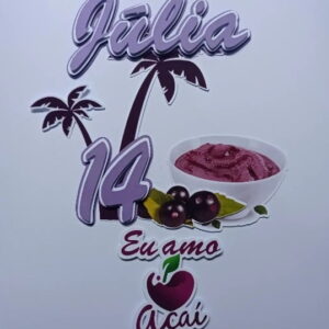 Arquivo de Corte Topo de Bolo Açaí Studio+brinde