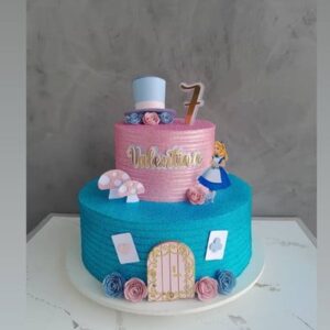 Arquivo de Corte Topo de Bolo Alice Pais das Maravilhas
