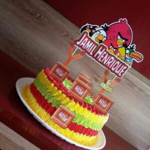 Arquivo de Corte Topo de Bolo Angry Birds 01 - Studio