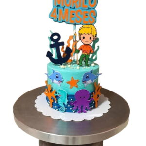 Arquivo de Corte Topo de Bolo Aquaman Studio +brinde