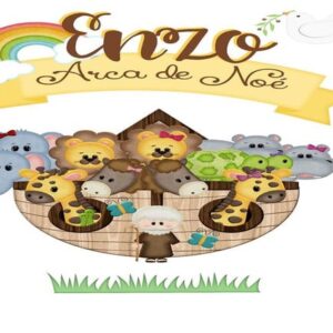 Arquivo de Corte Topo de Bolo Arca de Noé - Studio.