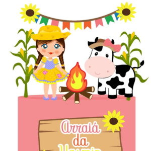 Arquivo de Corte Topo de Bolo Arraiá 14