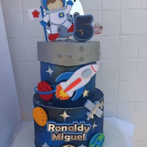 067 - Arquivo de Corte Topo de Bolo Astronauta 2