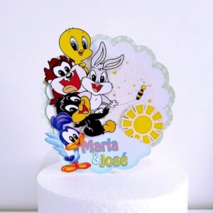 Arquivo de Corte Topo de Bolo Baby Looney Tunes #17200