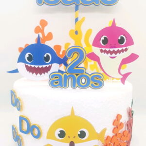 Arquivo De Corte Topo De Bolo Baby Shark