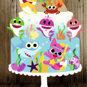 Arquivo de corte Topo de bolo Baby Shark STUDIO
