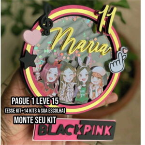 Arquivo de Corte Topo de Bolo Back Pink