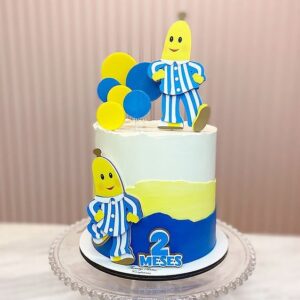 Arquivo de Corte: Topo de Bolo Bananas de Pijama 001