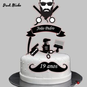 Arquivo de corte - Topo de bolo Barbearia